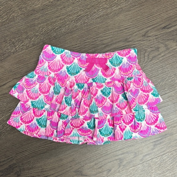 Tommy Bahama Other - Tommy Bahama Girl’s 5/6 Pink, Teal and shimmery Gold Sea Shell Skort. Nvrworn!